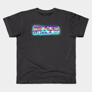 ROGUES GALLERY 80s Text Effects 4 Kids T-Shirt